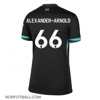 Billige Fotballdrakt Liverpool Alexander-Arnold #66 Replika Bortedrakt Dame 2024-25 Kortermet